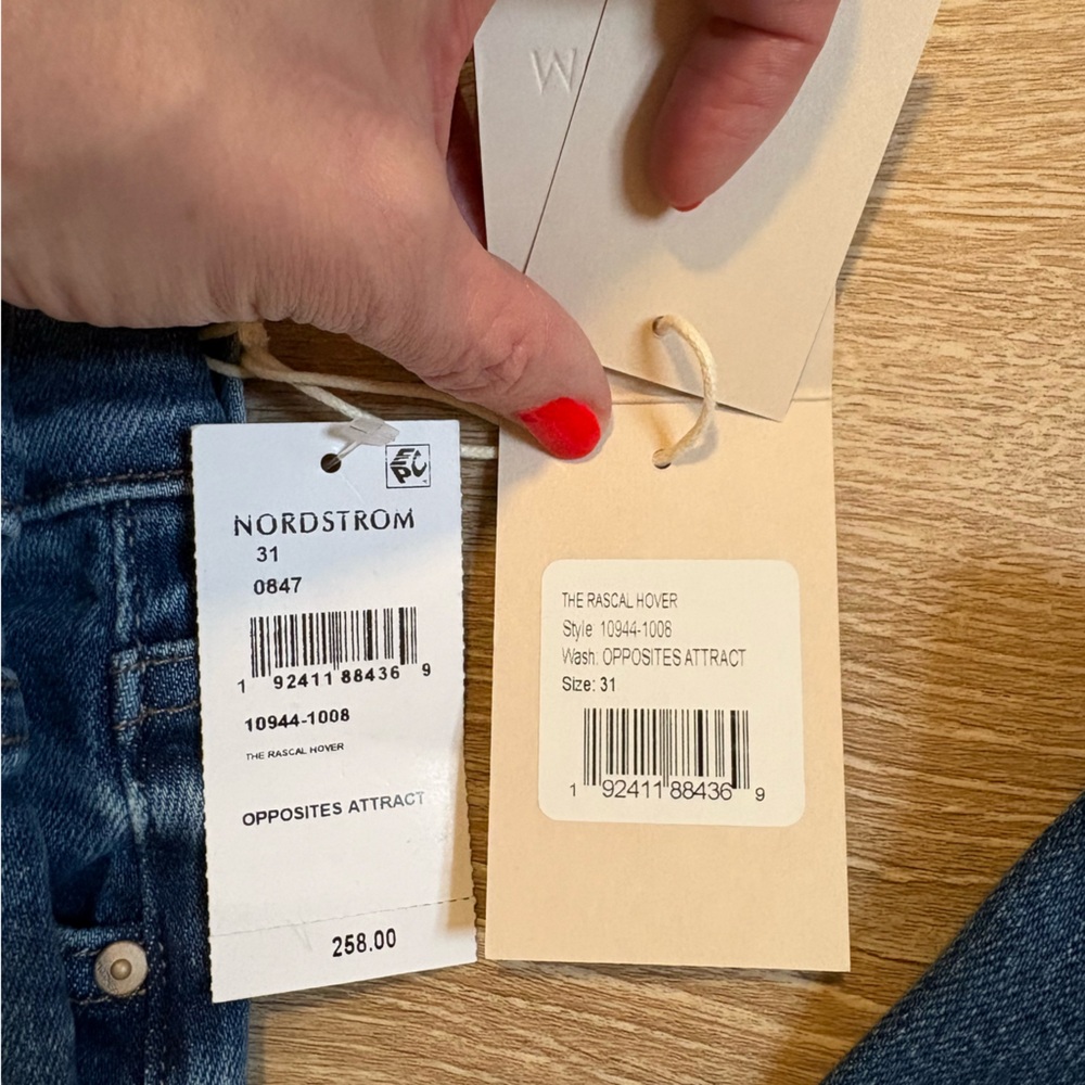 NWT MOTHER The Rascal Hover Sz 31 - Picture 2 of 10